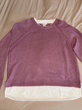 XL Purple Knit Sweater